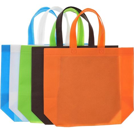 Sacs de courses pliables et pratiques en toile lot de 25