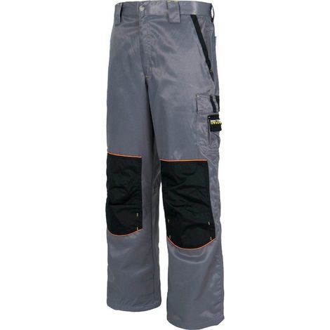 Pantalón antimanchas en tejido Beaver Nylon WORKTEAM Future WF1903 48 Gris+Negro (1/3)