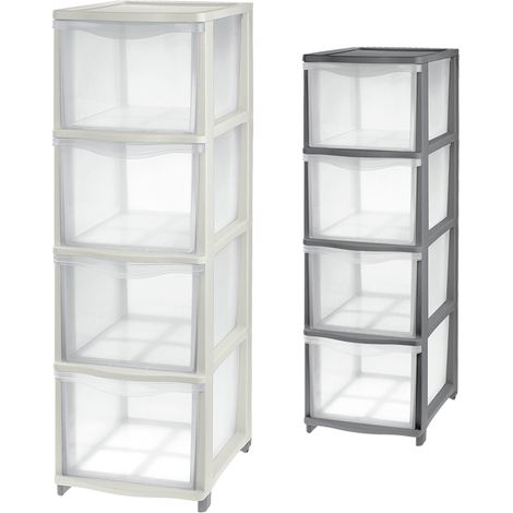 Kommode 'Cover Line' Farbe Transparent/Graphit