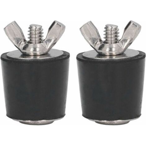 Bouchons en Caoutchouc pour 2 pièces Bouchons en Caoutchouc de Piscine hivernage Bouchon Conique Accessoires de Piscine 25mm (1/4)