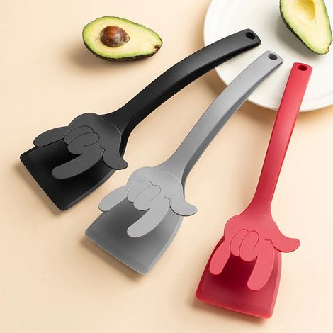 Ensemble de 3 pièces : pince à poignée rabattable 2 en 1 en nylon, accessoires de cuisine (1/4)