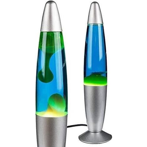 Lampe à lave - Lampe magma - Rétro - 34 cm - Décorative - Intérieur