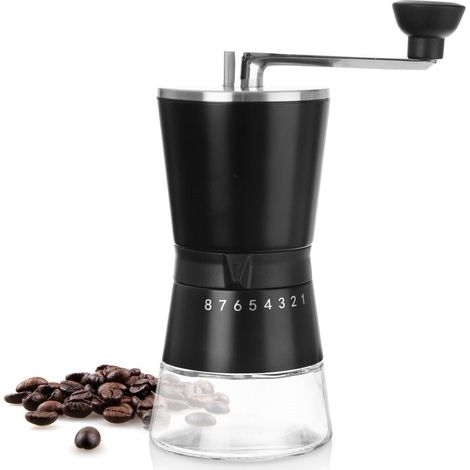 Molinillo de café manual con grado de molienda de cerámica ajustable