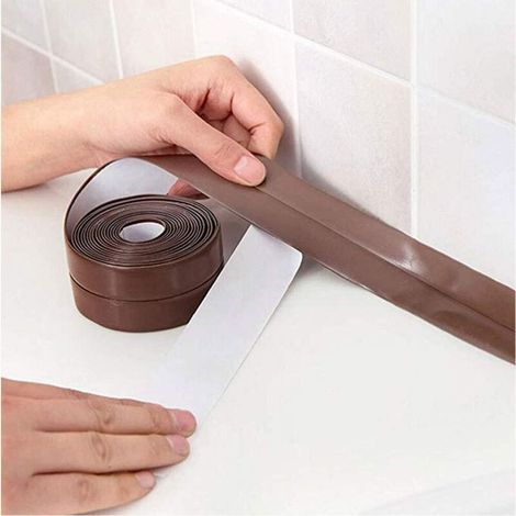 Ruban De Calfeutrage - 3,2 M X 2,2 Cm - Pour Joints Toilettes Et Salle De Bain - PVC Flexible - 1 Pièce (1/5)