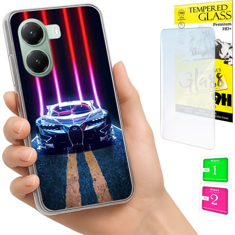 Schutzhülle für Xiaomi Poco X7 Pro 5G: Foto-Schutzhülle, Rückseite + 9H-Glas (1/5)
