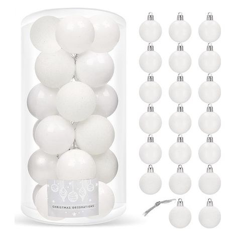 PALLINE DI NATALE PER L'ALBERO DI NATALE 4 cm set da 20 pezzi. (1/5)