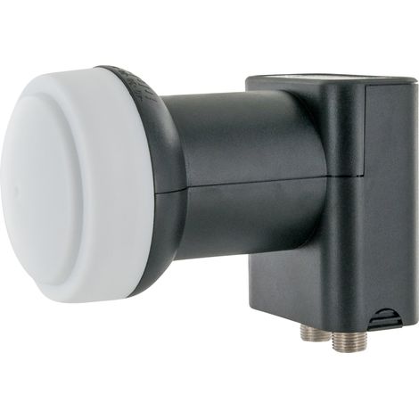 Schwaiger Twin LNB2 digital anthrazit mit Wetterschutz für 2 Teilnehmer LNB & Switch (1/5)