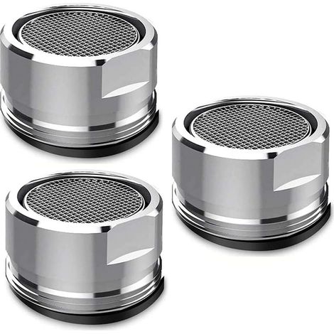 Aérateur de robinet 24 mm, buse de robinet de cuisine, filtre de robinet, robinet de salle de bain (lot de 3) (1/5)