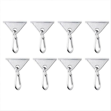 Satz mit 8 Gleithaken für T- und V-Nut-Aluminiumprofile, Serie 20 (silber) (1/5)