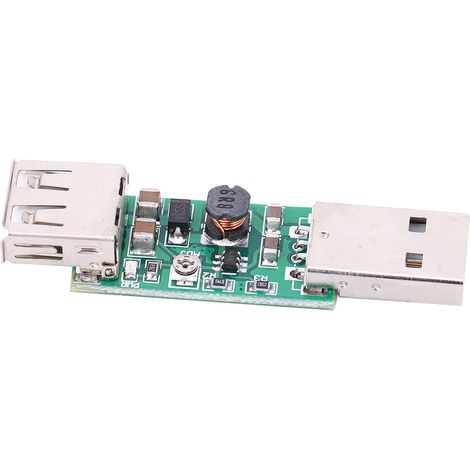 Module convertisseur USB réglable DC-DC 5V vers 6-15V, carte élévatrice de tension, alimentation ajustable, régulateur boost, sortie variable, module de puissance. (1/5)