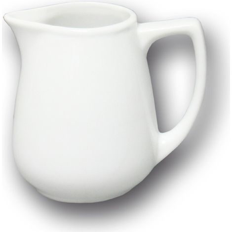 Lattiera Latte in Porcellana Bianca con Manico Roma 13 cl Saturnia