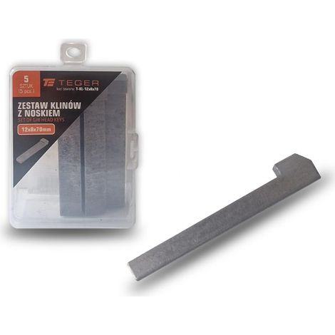 Cuneo Teger con punta 12x8x70 5 pezzi (1/3)