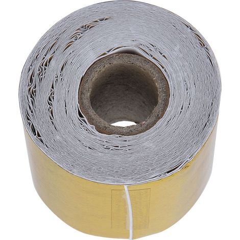 1 Rouleau de Ruban Adhésif Réfléchissant Aluminium pour Isolation Thermique (10m x 5cm)
