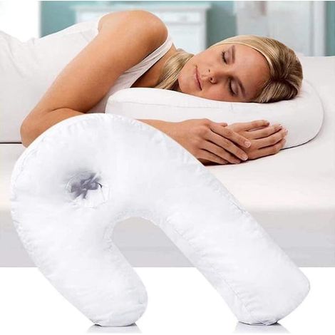 Oreiller cervical en forme de U, oreiller latéral pour adulte, oreiller en mousse à mémoire de forme avec soutien profilé en U, haute qualité (1/5)