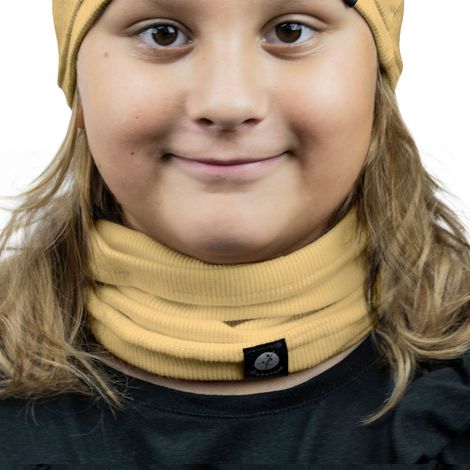 Écharpe tube enfant, motif banane, en coton, taille 1W M01, banane 40/46 (1/4)