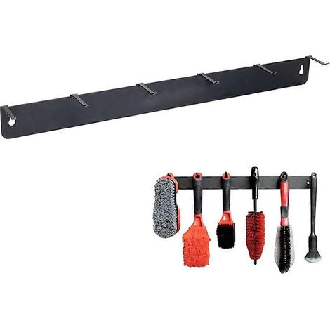 Crochet universel en métal pour brosses de voiture, organisateur de rangement pour produits d'entretien automobile (1/5)