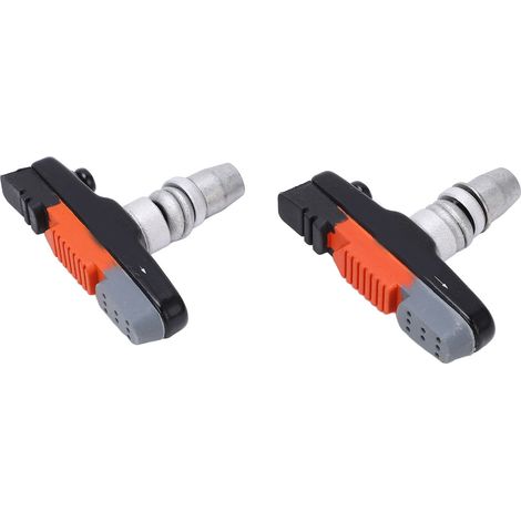 Freins vélo V-Brake silencieux, haute résistance à l'usure, installation facile, patins de frein pour vélos pliants, noir (1/5)