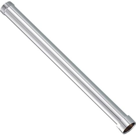 CCYKXA  (argent).Rallonge de douche ronde en acier inoxydable - 30 cm - Accessoires de rechange