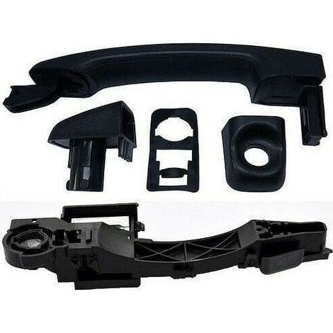 Exterior door handle for Renault Master III and Opel Movano B – Black ABS plastic – Easy installation – Compatible with multiple models – 806073022R (1/4)