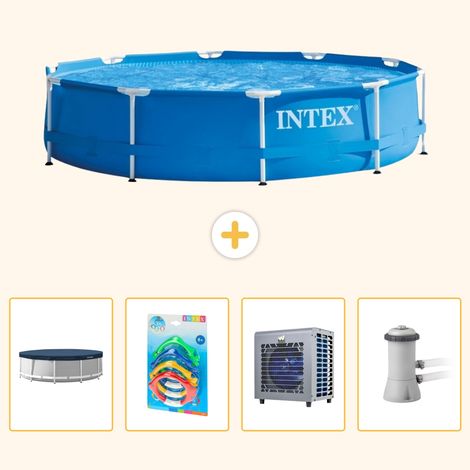 Intex Piscine Tubulaire Ronde - 366x76 cm - 5-pièces  S13 (1/5)