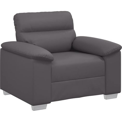 Maison Exclusive - Poltrona Grigia 100x81x84 cm in Similpelle