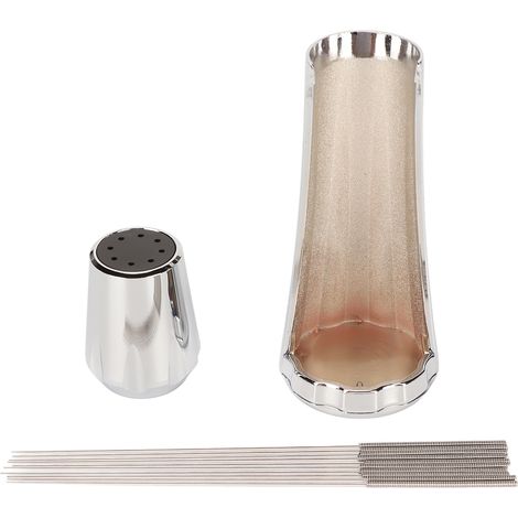 Agitateur à Café en Acier Inoxydable, Outil de Distribution de Poudre pour Cuisine et Salle à Manger, Finition Argentée (1/5)