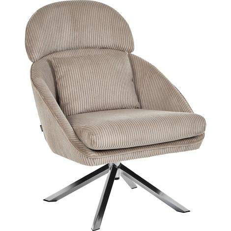 Drehsessel STORVORDE Cord Taupe (1/5)