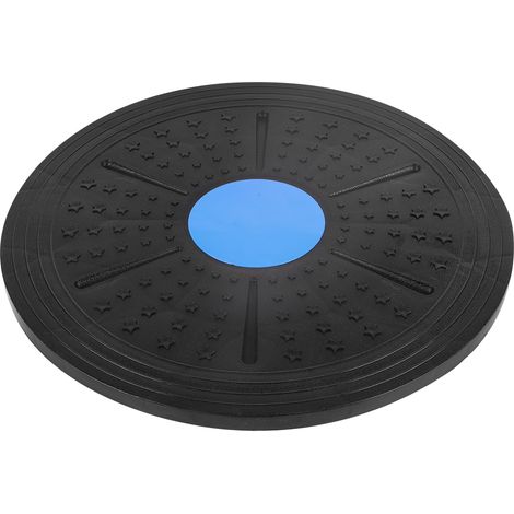 Disque d'équilibre rotatif à 360 degrés pour l'entraînement au yoga et le fitness (bleu) (1/5)