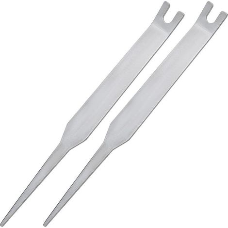 2pcs Outil de Retrait X-Clamp Outil de Retrait Carte Mère Compatible avec Xbox 360 One Remplacement de l'outil Retrait X-Clip en Acier Inoxydable (1/5)