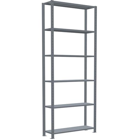 Fachbodenkomplettregale 2500x1000x300mm (Grundregal) MULTIplus250, Traglast: 250kg (1/5)