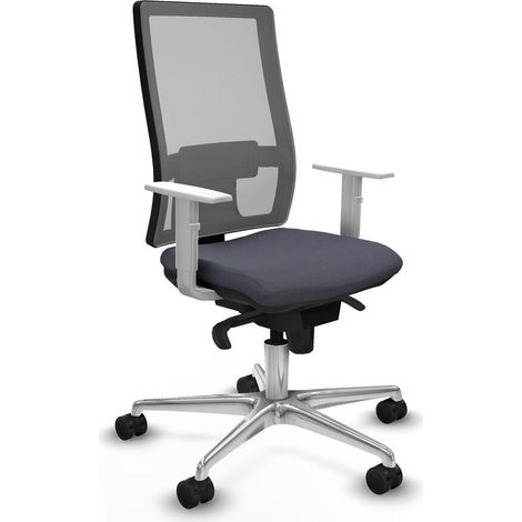 Piqueras y Crespo Horna chaise de bureau gris foncé ergonomique (1/3)