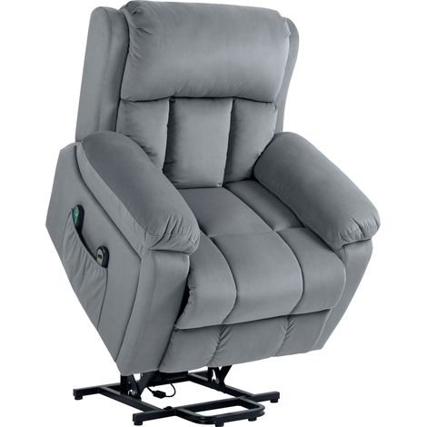 Fauteuil releveur massant ENDORA gris (1/5)