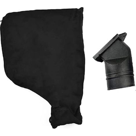 Sac à poussière pour sortie d'air de machine à scier l'aluminium 255, sac à poussière pour machine de coupe de 10 pouces, accessoires pour sortie de cendres de machine à aluminium (1 sac en tissu + so (1/5)