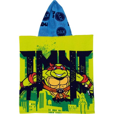 Poncho Microfibre - Les Tortues Ninja - 55x55CM (1/2)