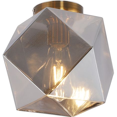 Deckenlampe aus Kristall - Retro-Design-Deckenleuchte - Avo Grau transparent