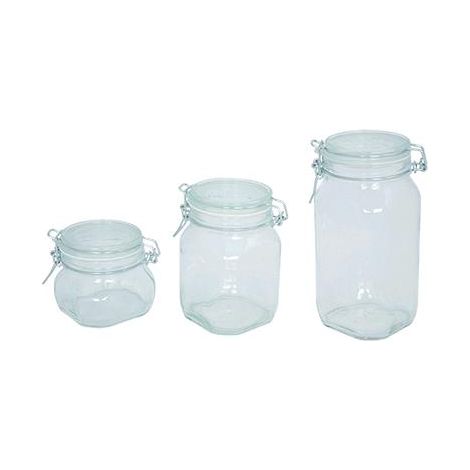 Vaso Ermetico In Vetro Per Alimenti 'Fido'  1000 Ml Cf. 6 Pz