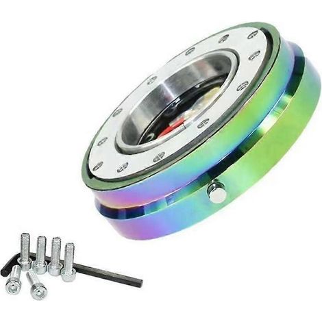 Dünne Ausführung 6-Loch-Lenkrad-Schnellverschluss-Nabenadapter-Abreißnaben-Kit für Rennwagenlenkräder (1/5)