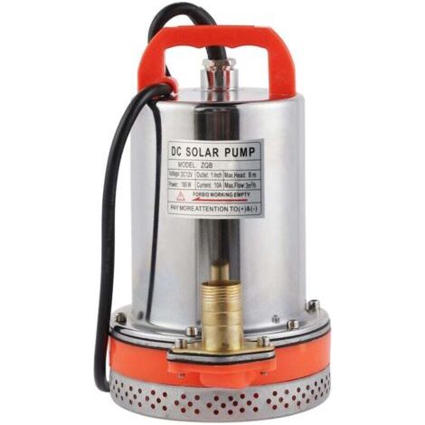 Pompe Submersible Solaire 12V Domestique Avec Batterie Hauteur 8M Câble 2.1M (1/4)