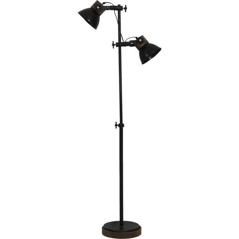 Light & Living - stehlampe - Jody - schwarz - metall - leselampe