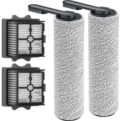 Combo de 2 brosses à rouleau et 2 filtres HEPA pour aspirateur Tineco Floor One S5 – Nettoyage efficace des liquides et particules (1/5)