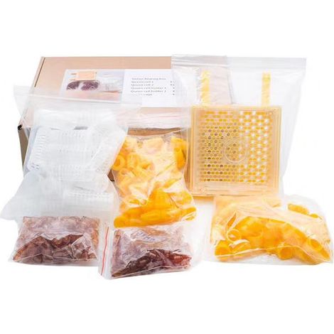Filiyano – Kit d'élevage de reines apicoles, godets à cellules, boîtes à pièges, cages roulantes pour l'élevage, outils pour ruches, système apicole