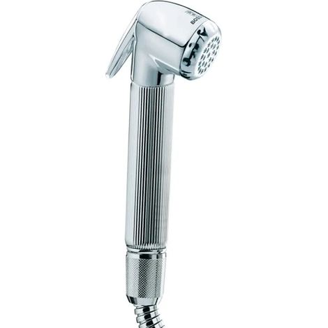 Bossini - Doccetta Nikita A Pulsante In Ottone Cromato - Rain Jet (1/2)