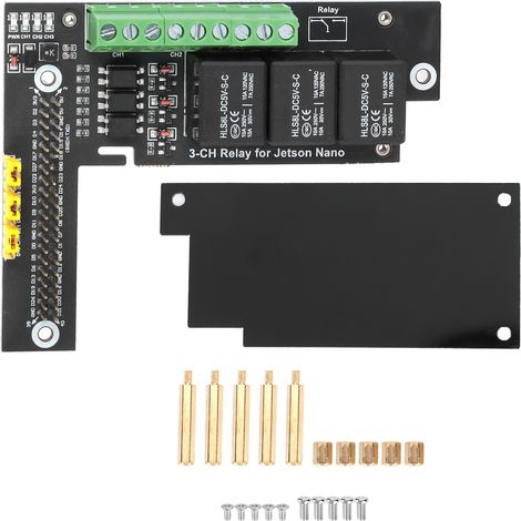 Carte d'Extension Relais 3 Canaux Module GPIO 40 Broches pour Commande d'Appareils Domestiques (1/5)
