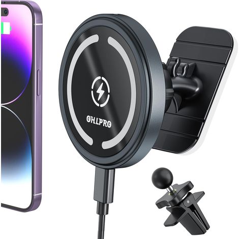 SGS Cargador Magnético para Coche SGSMAGSUPAUTO Negro