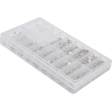Kit de réparation de lunettes (1000 pièces) comprenant tournevis, pince à épiler et vis pour lunettes de vue et de soleil. (1/5)