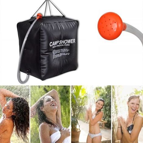40L sac de bain chauffant solaire portable eau de douche camping en plein air randonnée DCH80801604sim (1/4)