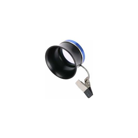 Lupa de clip de 10 aumentos para gafas, lupa profesional de aleación de aluminio para mecánicos, relojeros, fotógrafos y joyeros.