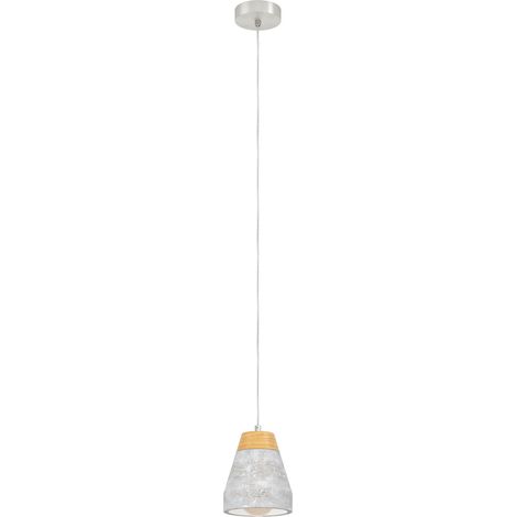 Suspension luminaire Tarega, lustre suspendu en béton, lampe de salle (1/5)