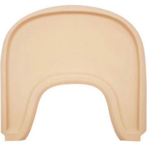 Tapis de chaise haute Stokke rose bébé : Un tapis en silicone simple, sans plateau, pour des repas organisés, détendus et agréables. Couleur chair. (1/5)