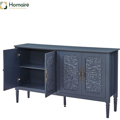 Aufbewahrungssäulen, blau, in Blau 160 x 40 x 89 cm HOMAIRE (1/5)